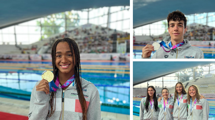 Scopri di più sull'articolo Euro Junior Belgrado. Day 3.  Sara Curtis sprint d’Oro (25.14) =RIC. 4×200 femminile e Christian Mantegazza d’argento. Del Signore ancora da RIR (200 dorso 1.59.74).