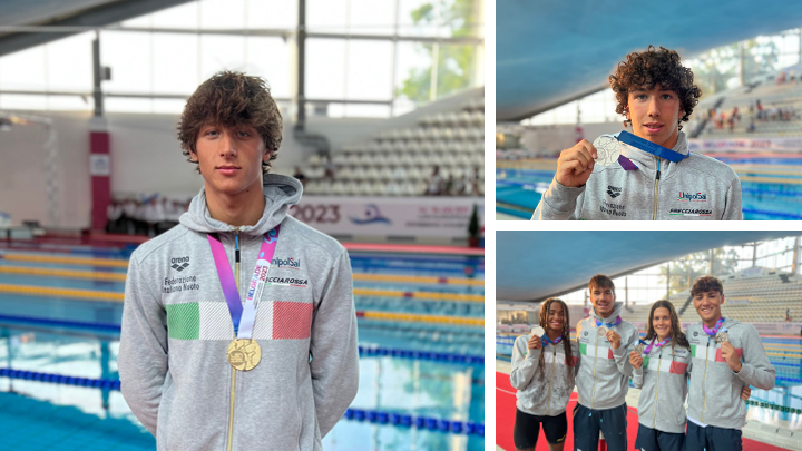 Scopri di più sull'articolo Euro Junior Belgrado. Day 2.  Andrea Camozzi d’Oro. D’argento Alessandro Ragaini e la 4×100 stile libero mixed.