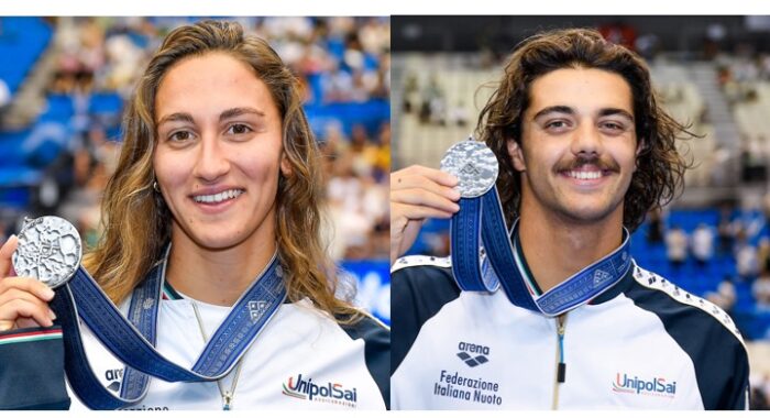 Fukuoka 2023. Giorno 3.  Simona Quadarella e Thomas Ceccon d’argento. Quinta medaglia per l’Italnuoto.