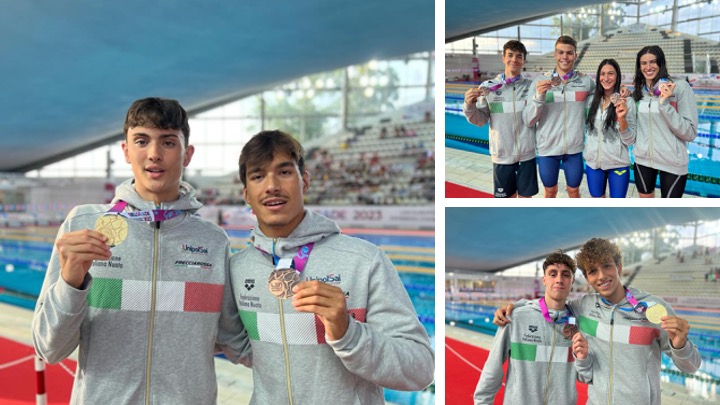 Scopri di più sull'articolo Euro Junior Belgrado. Day 4.  Lorenzo Ballarati e Emanuele Potenza d’Oro. Passafaro, De Gregorio e 4×100 mista mixed di bronzo. Ancora da RIR Del Signore