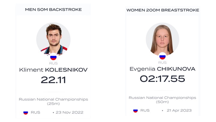 Scopri di più sull'articolo Evgenia Chikunova e Kliment Kolesnikov premiati come migliori atleti della Russia