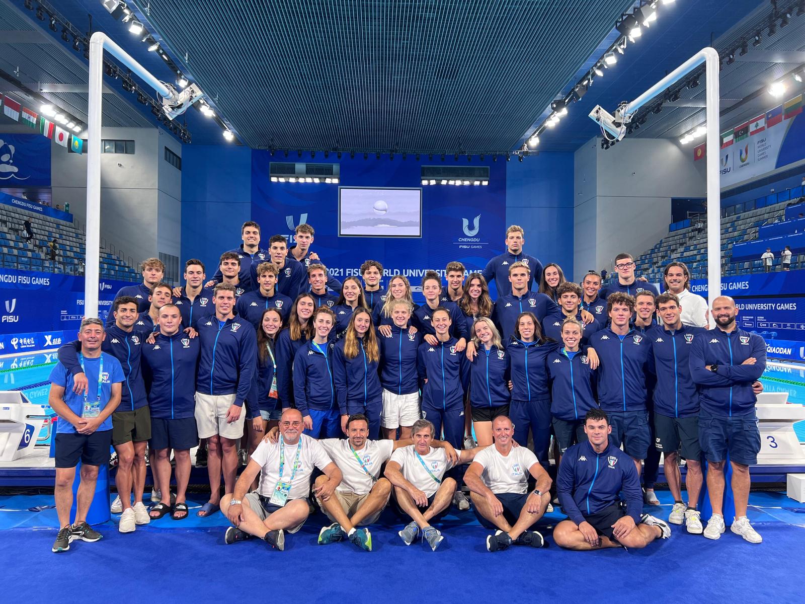 Scopri di più sull'articolo Universiadi Chengdu concluse. Day 7. Altre sei medaglie per l’ìItalia. Giovanni Izzo e Antonella Crispino d’Oro. Argento Matteazzi e 4×100 mista uomini. Bronzo Cesarano A. e 4×100 mista donne.