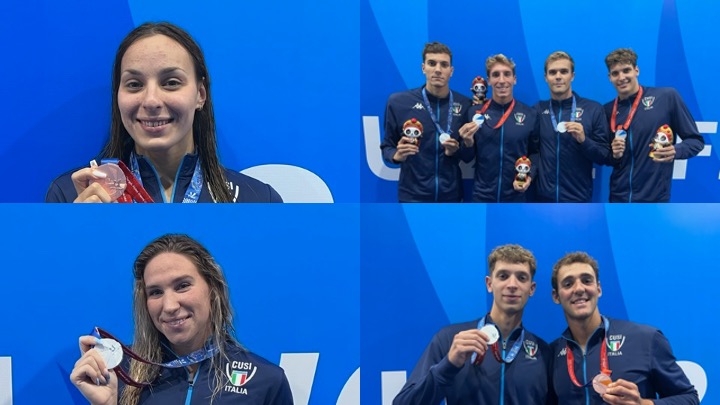 Scopri di più sull'articolo Universiadi Chengdu. Day 6. Ludovico Viberti, Giulia D’Innocenzo e 4×200 stile libero uomini d’argento. Bronzo per Pinzuti e Cesarano.