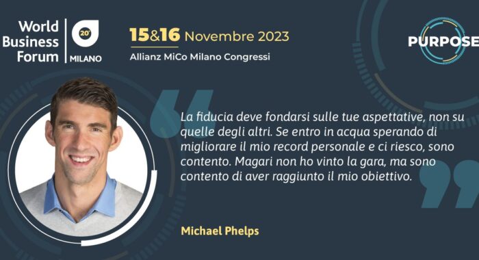 Michael Phelps in Italia per il World Business Forum di Milano