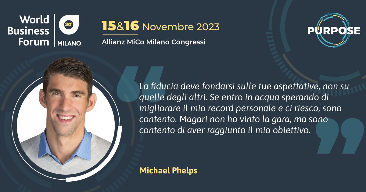 Scopri di più sull'articolo Michael Phelps in Italia per il World Business Forum di Milano