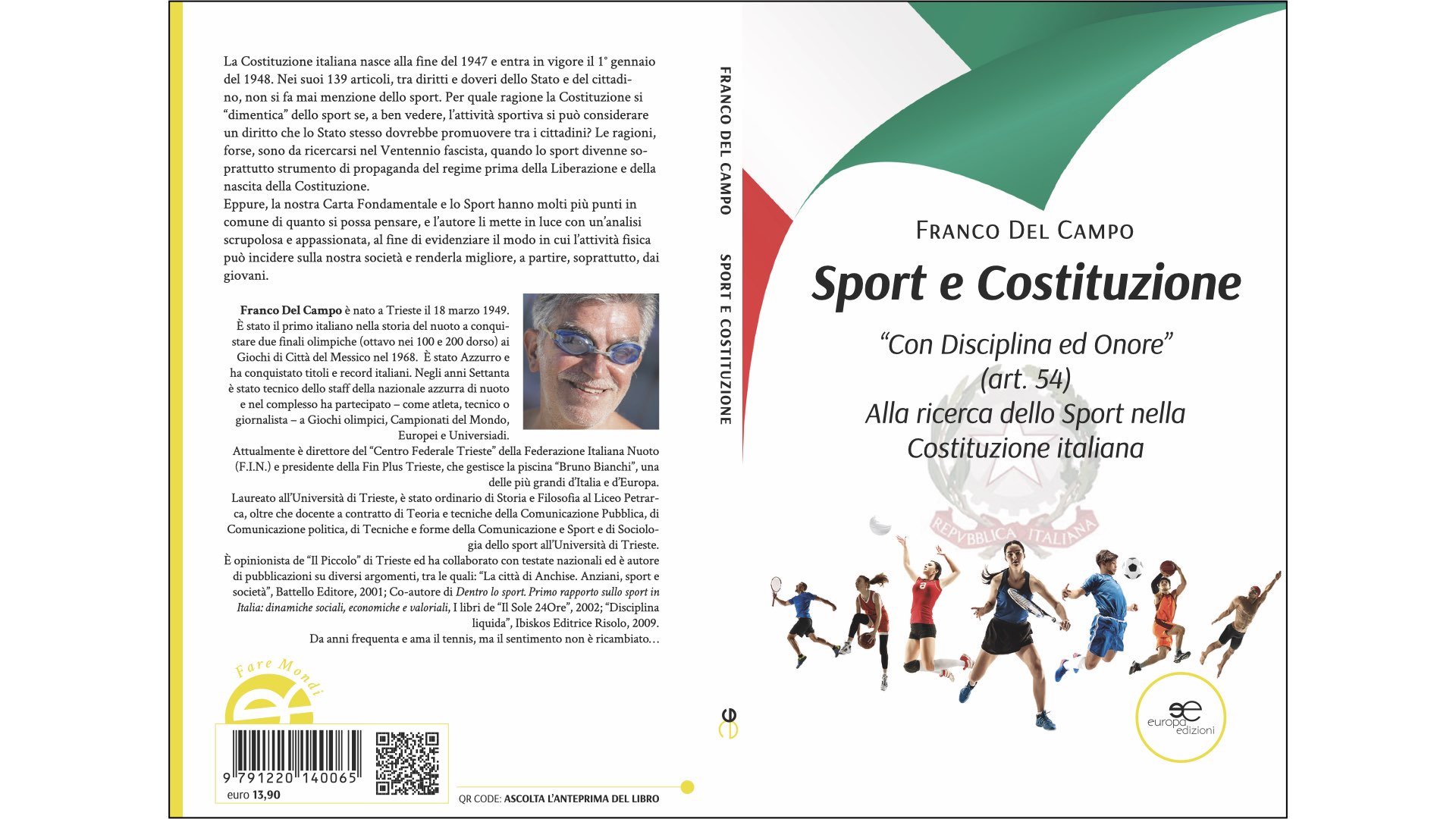 Scopri di più sull'articolo “Sport e costituzione”, il nuovo libro di Franco Del Campo