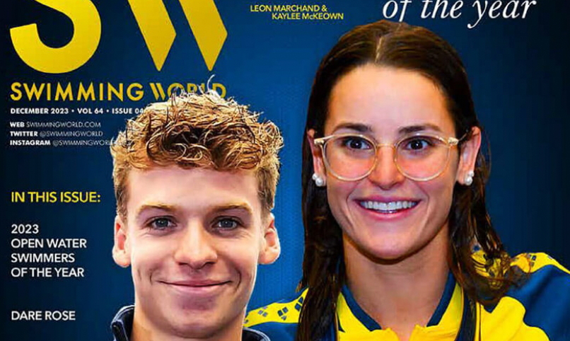 Scopri di più sull'articolo Swimming World Magazine. Leon Marchand e Kaylee McKeown I migliori dell’anno.