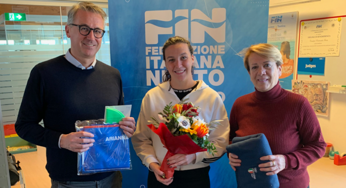 Arianna Bridi in visita al Comitato FIN Trentino